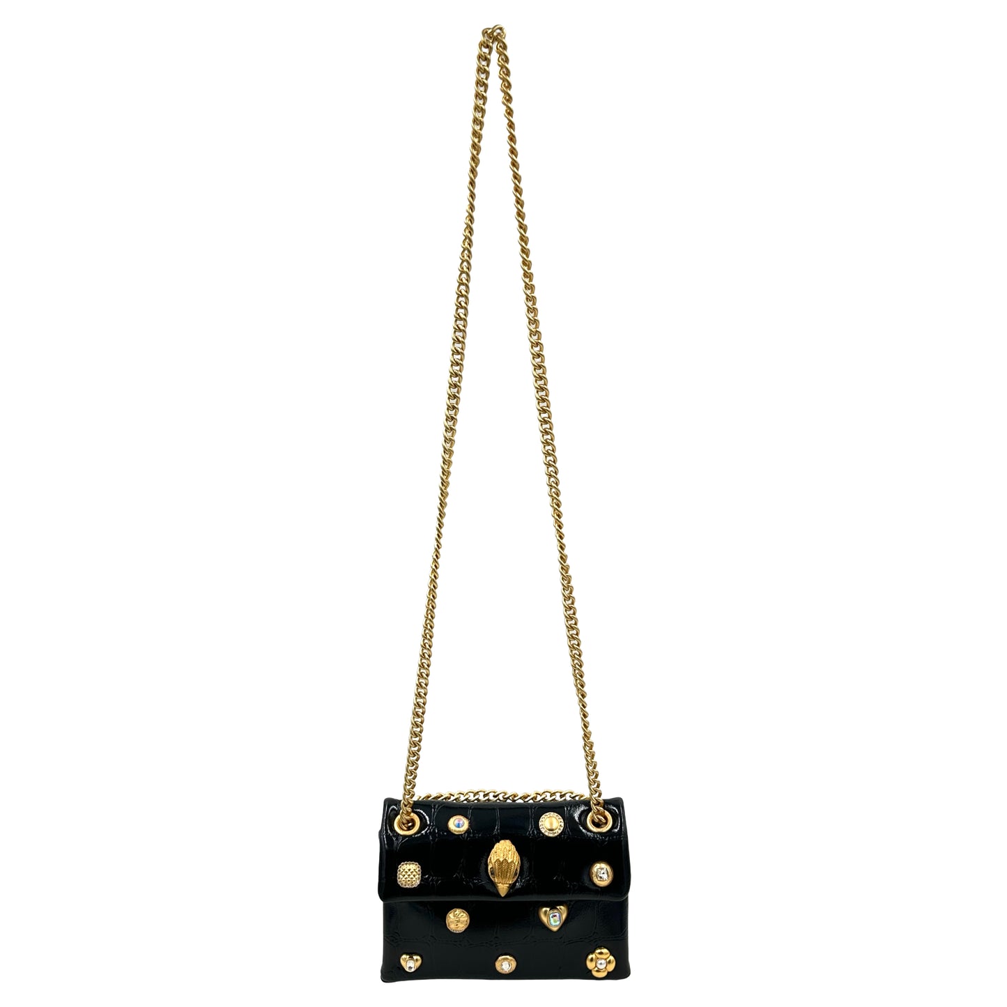 Kurt Geiger London Mini Kensington Gems Crossbody - Black