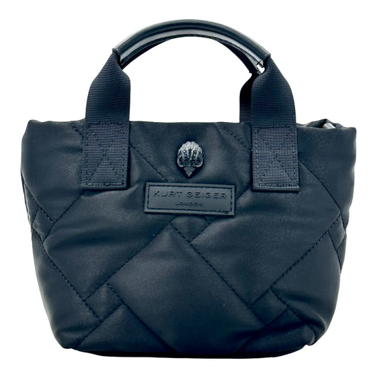 Kurt Geiger Extra Small Nylon Shopper Tote - Black