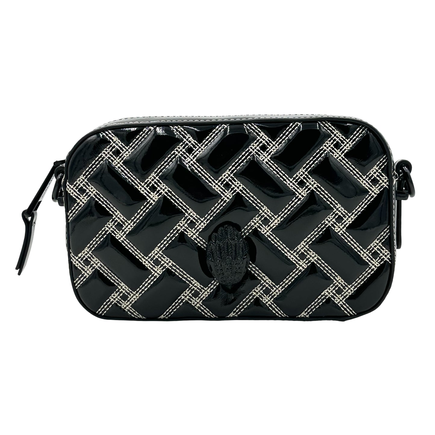 Kurt Geiger London Kensington Small Camera Bag - Black/White