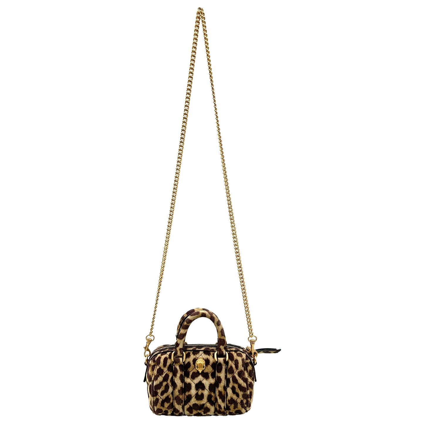 Kurt Geiger London Extra Small Kensington Boston Bag - Brown Multi