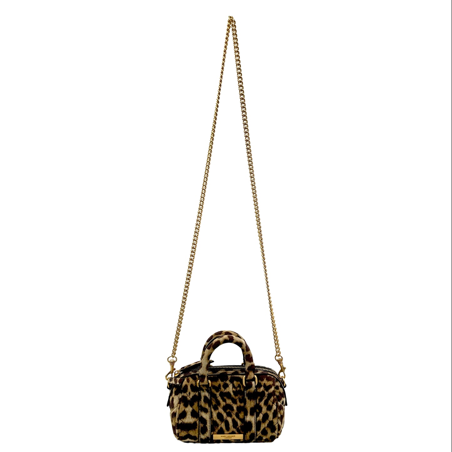 Kurt Geiger London Extra Small Kensington Boston Bag - Brown Multi