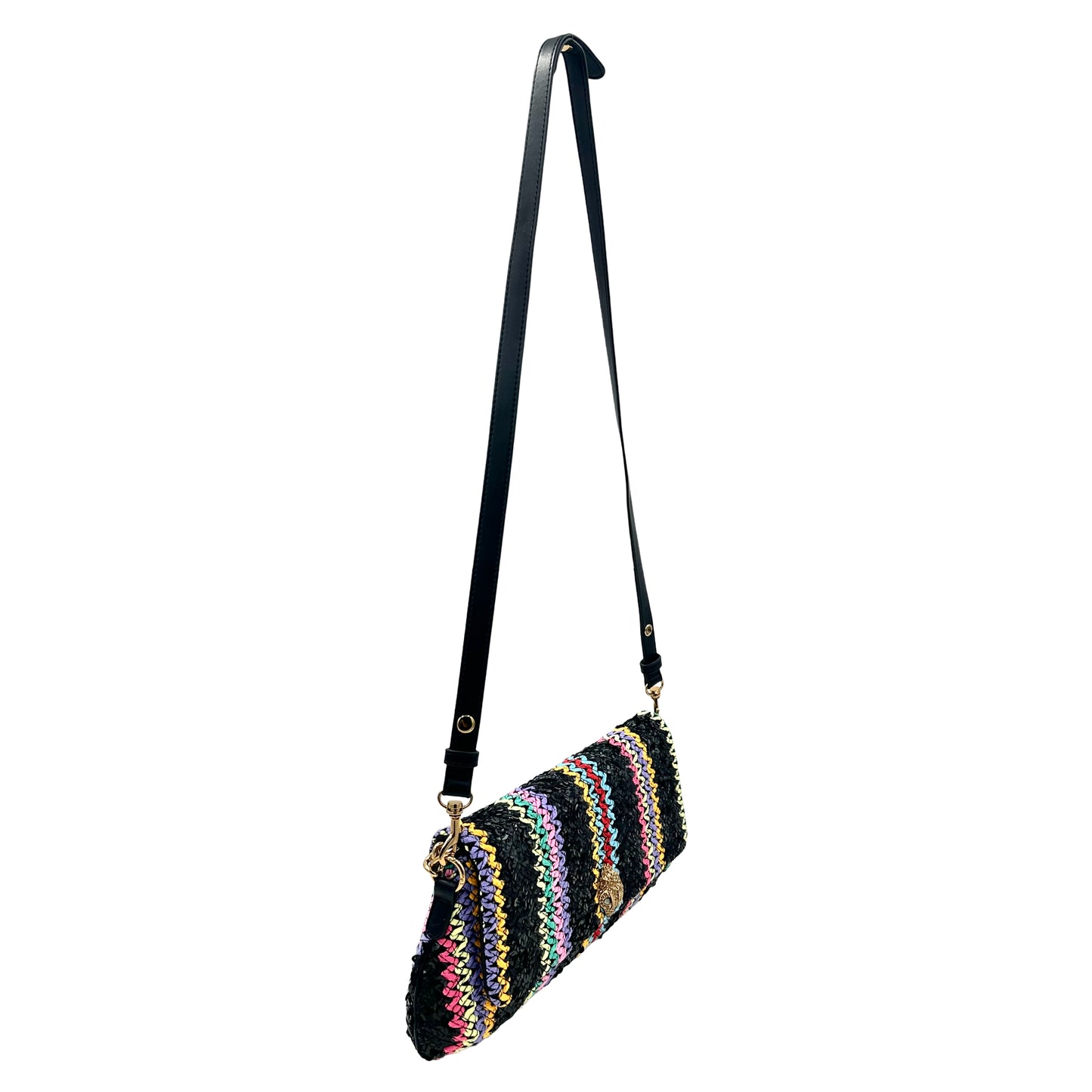 Kurt geiger London Long Kensington Convertible Crossbody Shoulder Bag - Black Multi