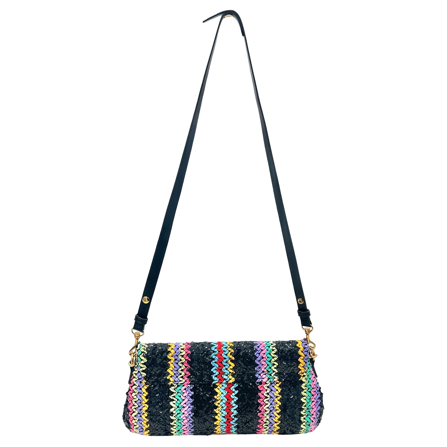 Kurt geiger London Long Kensington Convertible Crossbody Shoulder Bag - Black Multi