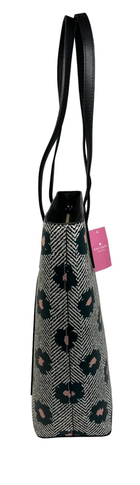 Kate Spade Herringbone Floral Peacock Sapphire Multi Tote Bag K8163 $359
