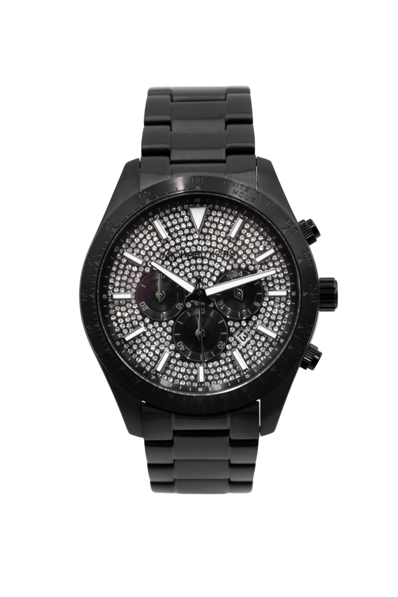 Michael Kors Layton Chronograph Quartz Black Stainless Steel Men's Watch MK8899