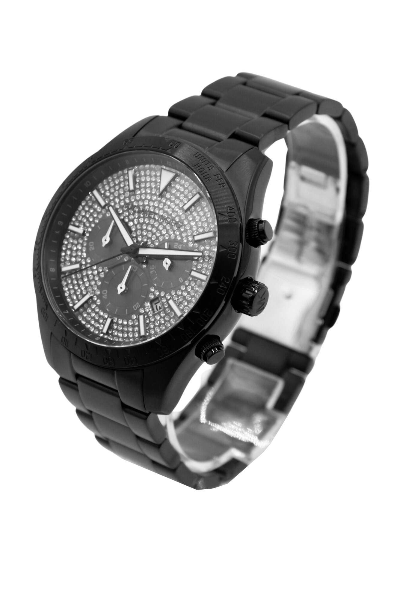 Michael Kors Layton Chronograph Quartz Black Stainless Steel Men's Watch MK8899