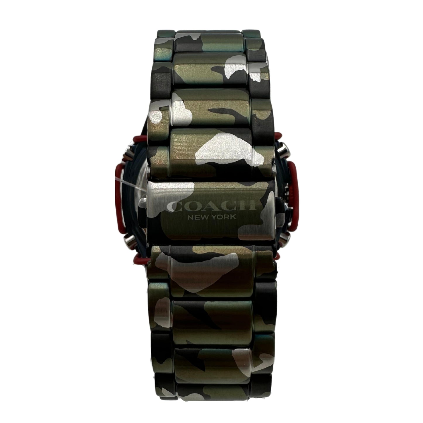 Coach Multifunction Stainless Steel Camo Band Analog/Digital Watch 14602458