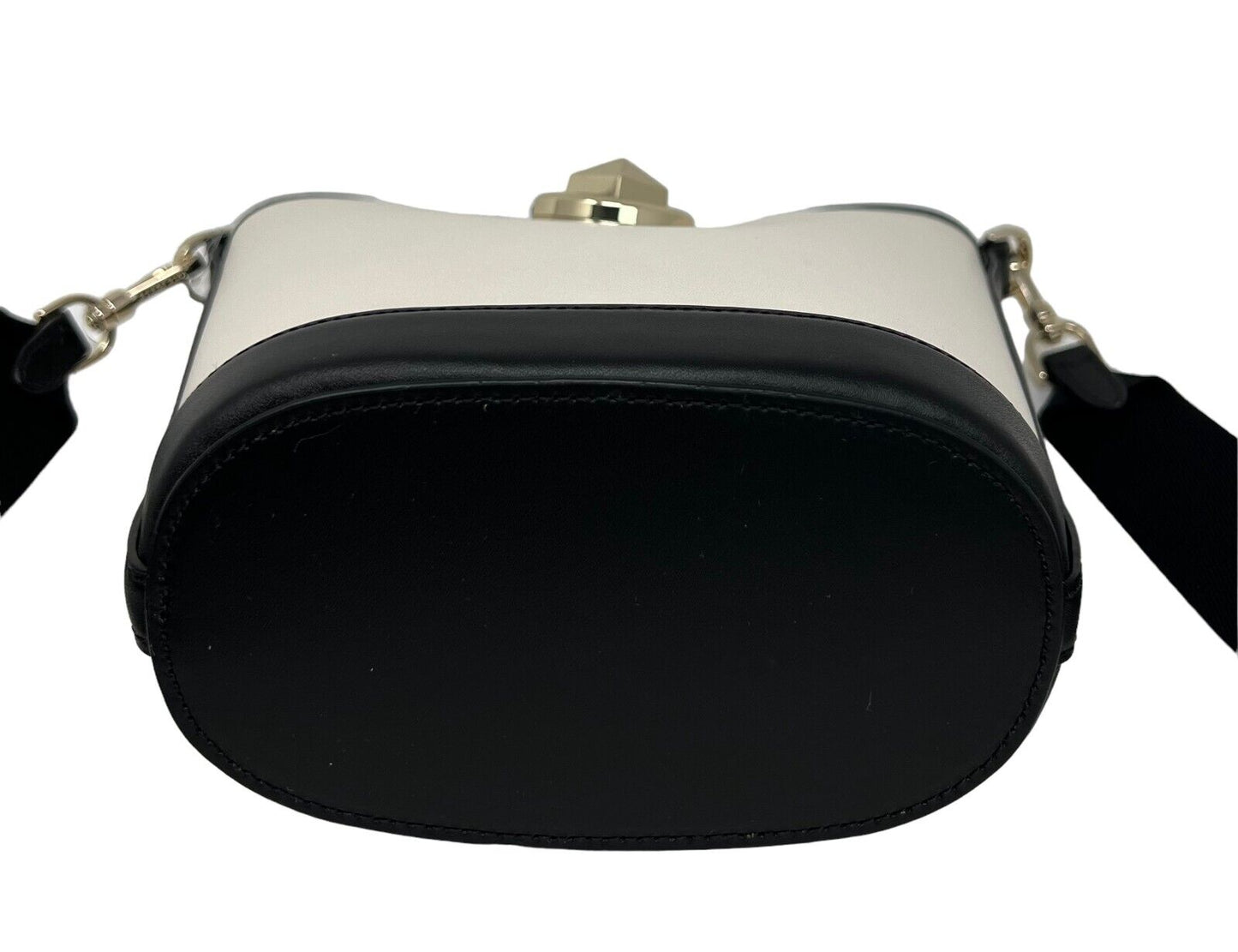 Kate Spade Black Multi Audrey Mini Bucket Colorblock Crossbody Bag KA491 $329