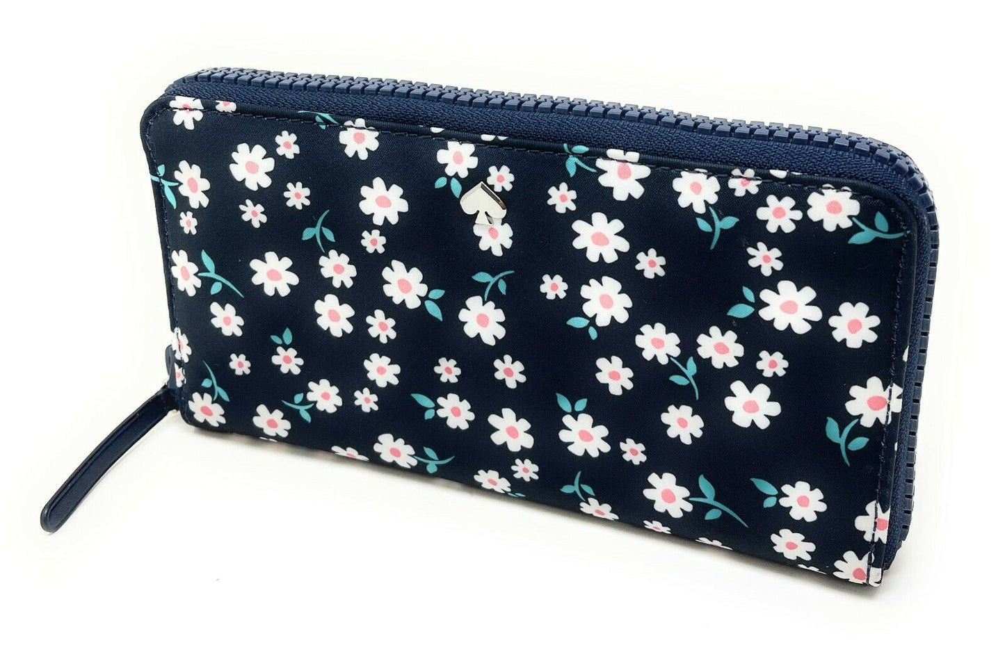 Kate Spade Jae Fleurette Toss Large Continental Wallet Navy Floral WLR00531 $229