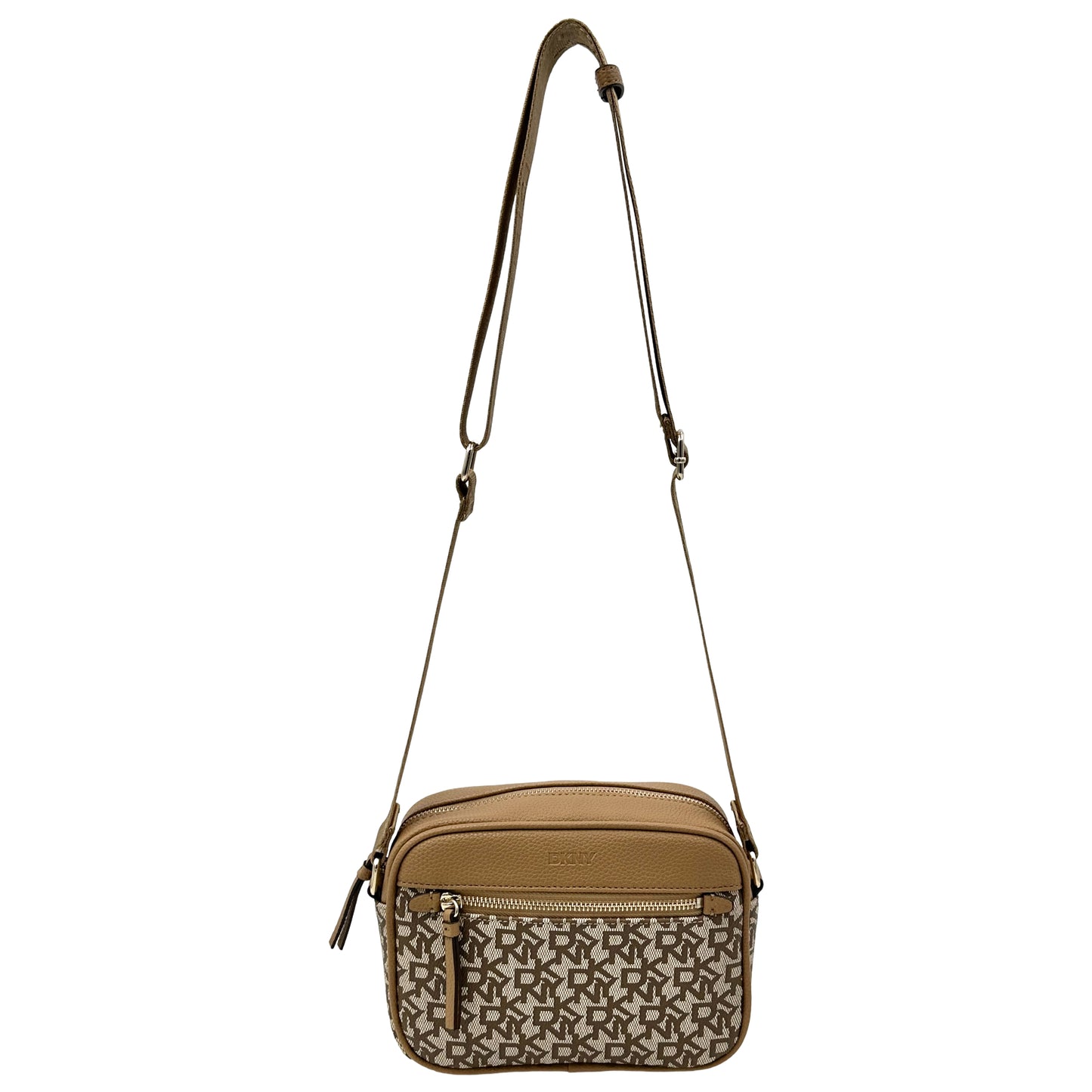 DKNY Zoie Camera Crossbody Bag-Tan