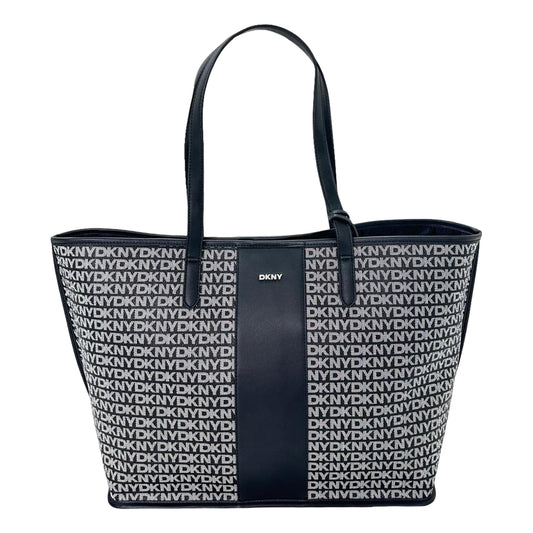 DKNY Hallie Logo Printed Shoulder Bag - Black