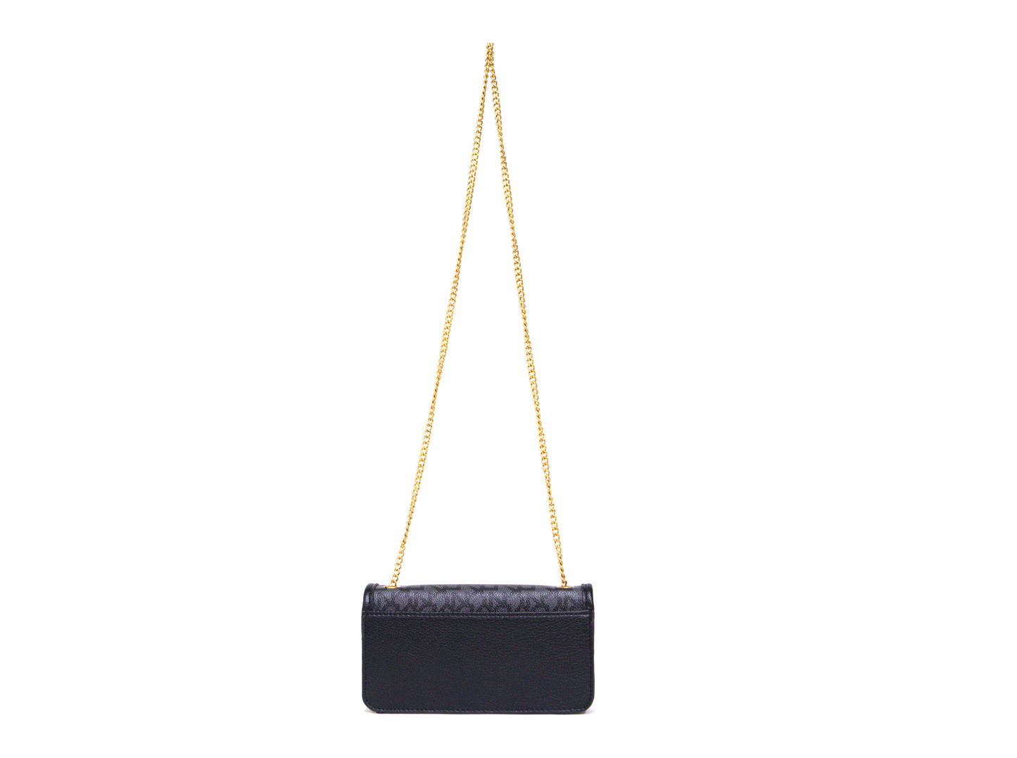 DKNY Rivi Chain Clutch - Black/Gray
