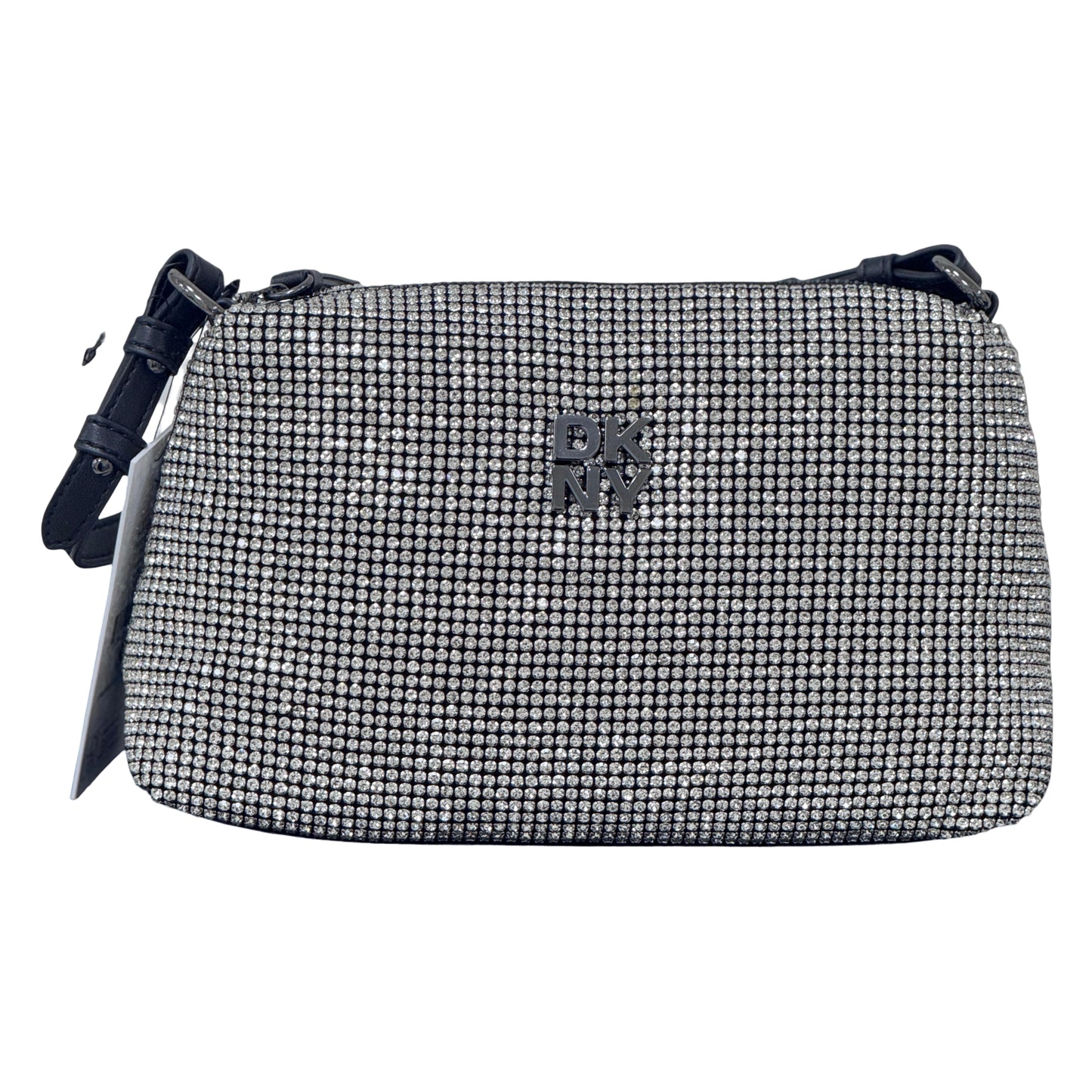 DKNY Remy Small Crystal Shoulder Bag- Clear