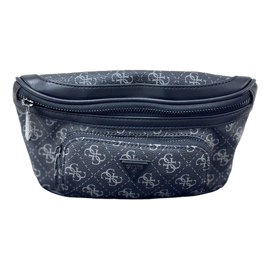 Guess Vezzola Smart Compact Bum Bag Belt Bag - Dark Black Grey