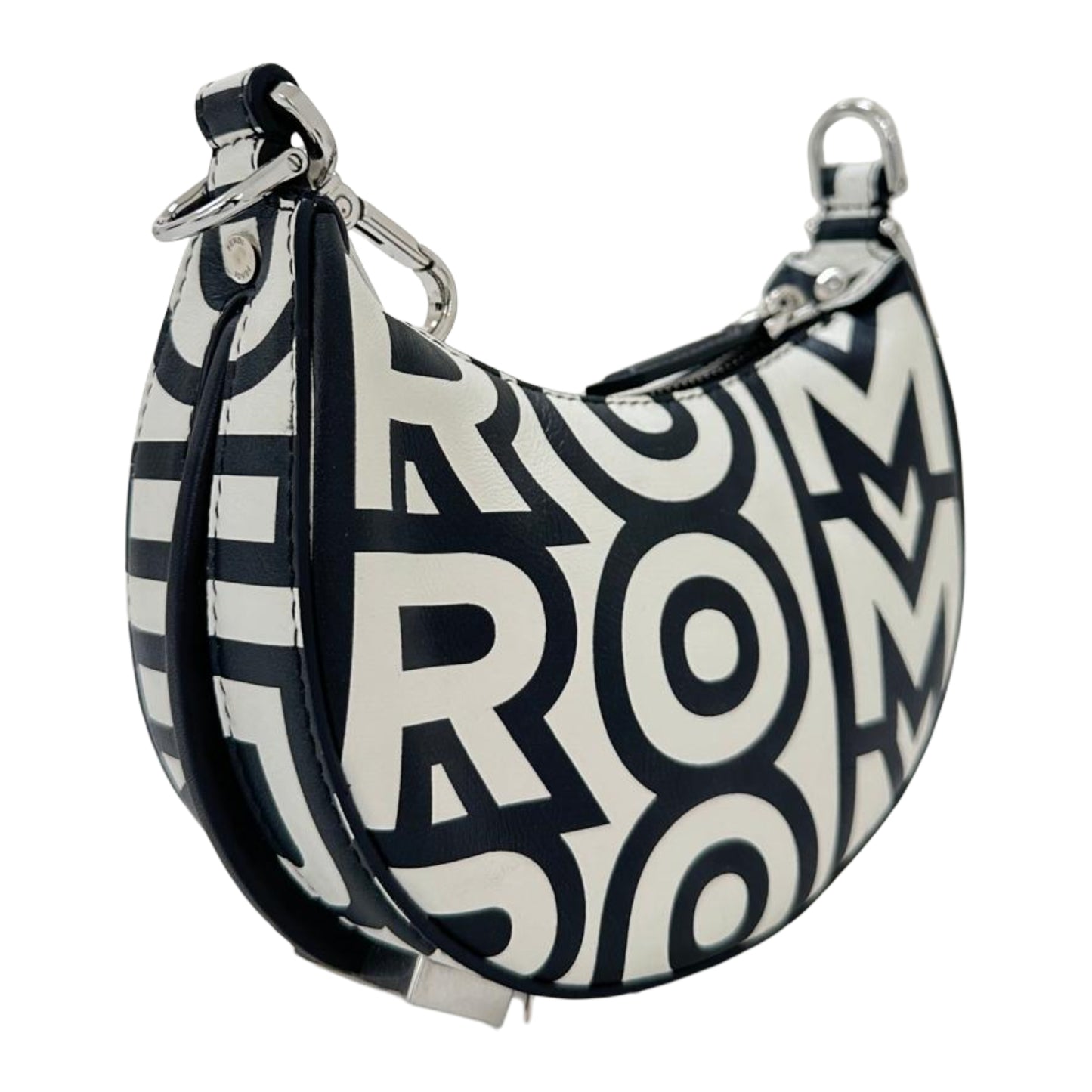 Fendi X Marc Jacobs Nano Fendigraphy Charm Bag - White/Black