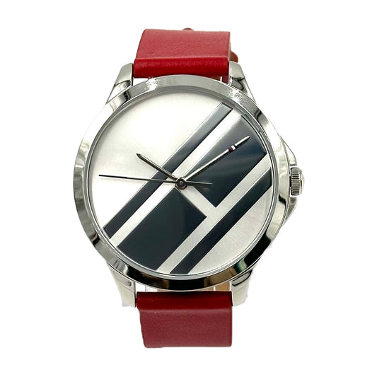 Tommy Hilfiger Women's Red 38mm Leather Strap Watch - 1782000 - 885997290913