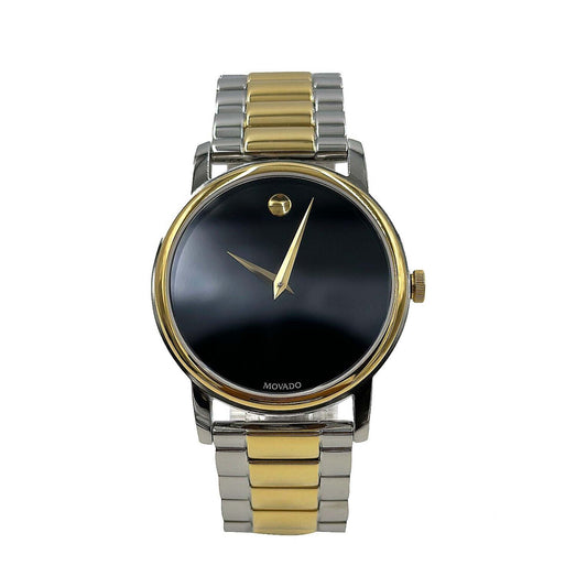 Movado Men's Museum Two-tone Stainless Steel Band Quartz Watch 2100016 - 885997319201