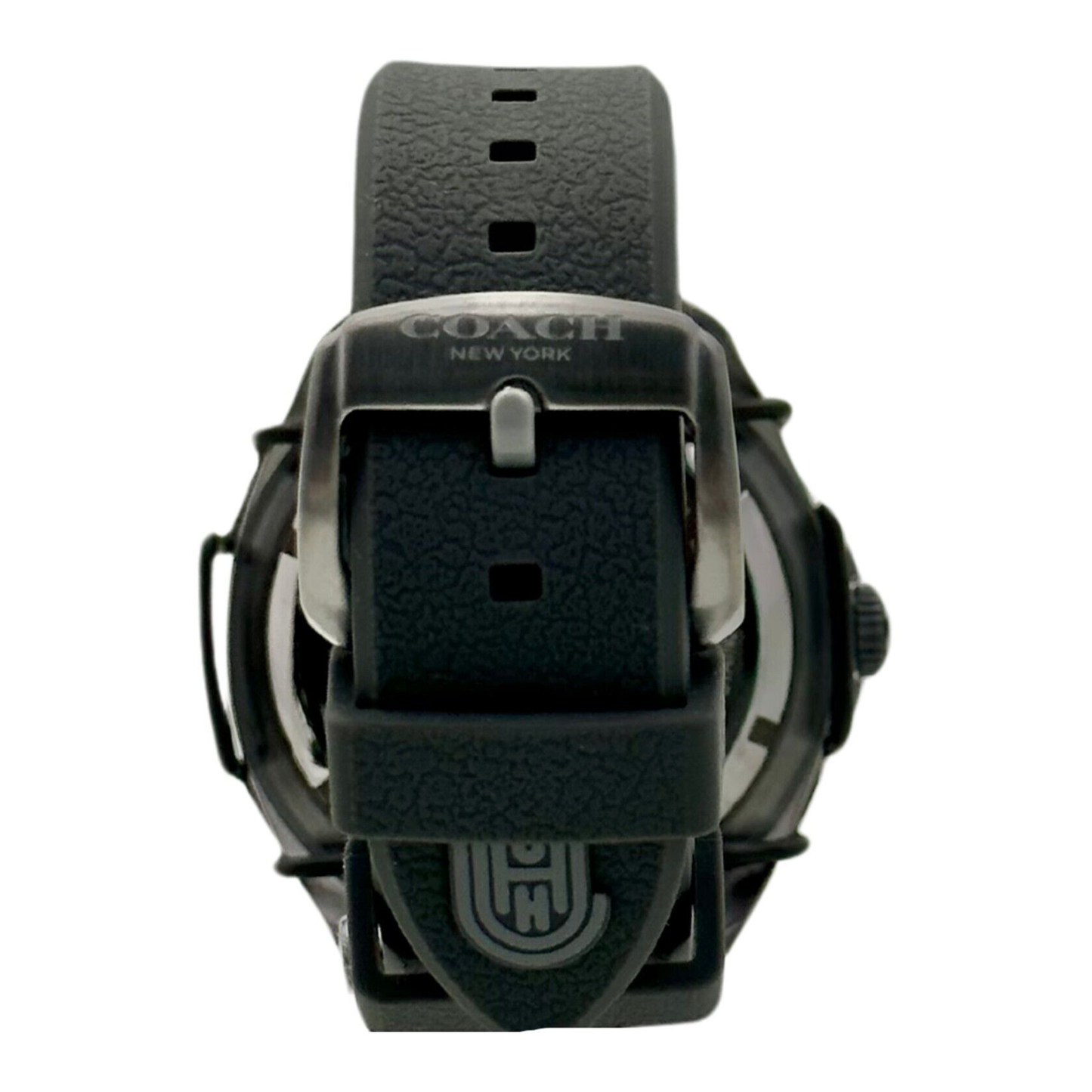 Coach Grey Dial Silicone Strap Men's Watch - 14602451 - 885997347679