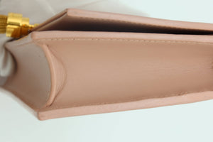 Saint Laurent Kate Tassel Wallet on Chain Pale Pink Leather Crossbody Clutch Bag - www.unoo.com