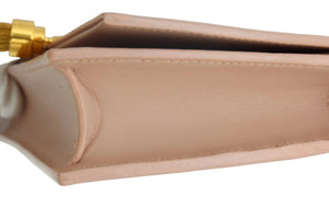 Saint Laurent Kate Tassel Wallet on Chain Pale Pink Leather Crossbody Clutch Bag - www.unoo.com