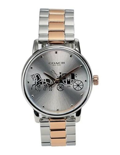 Coach Ladies Grand Carriage Two-Tone Watch 14503738 $195