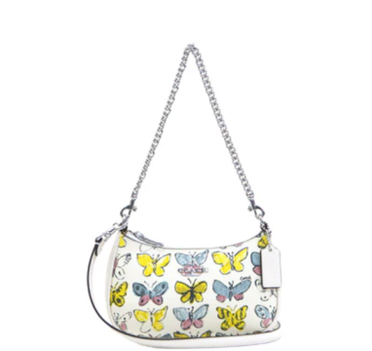 Coach Teri Mini Butterfly - Chalk Multi