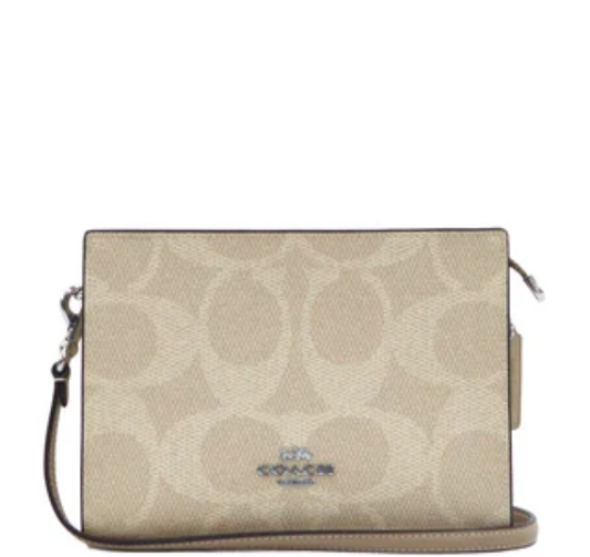 Coach Slim Crossbody Mx Signature - Sand/Taupe