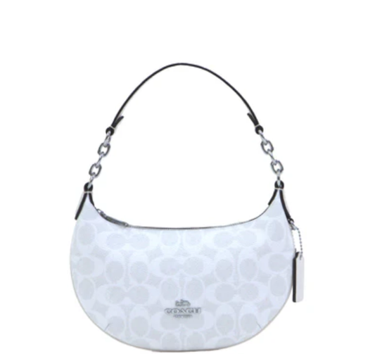 Coach Mini Payton Signature - White Chalk