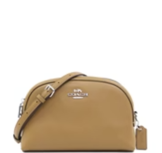 Coach Cross Grain Leather Madi Crossbody- Light Saddle