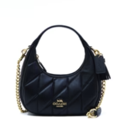 Coach Carmen Mini Crossbody Bag With Quilting - Black