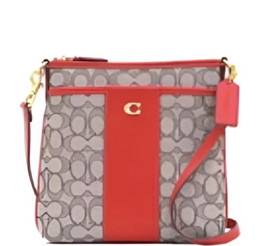 حقيبة كوتش للسيدات جاكار كيت بطبعة كوتش