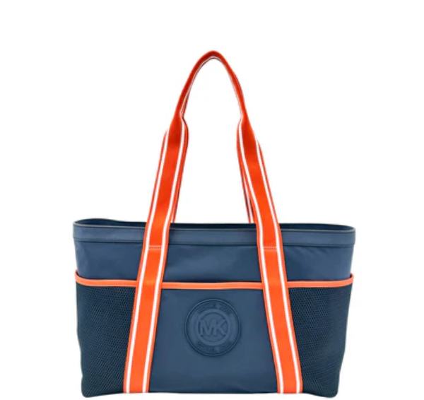 Michael Kors Lautner Nylon Classic East/West Tote Bag - Navy