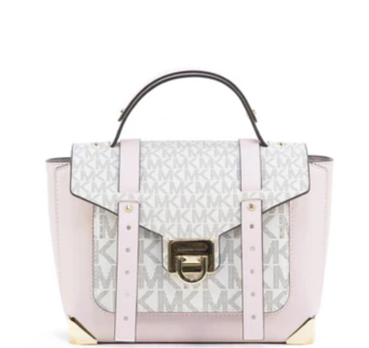 Michael Kors Manhattan Satchel - Powder Blush Multi