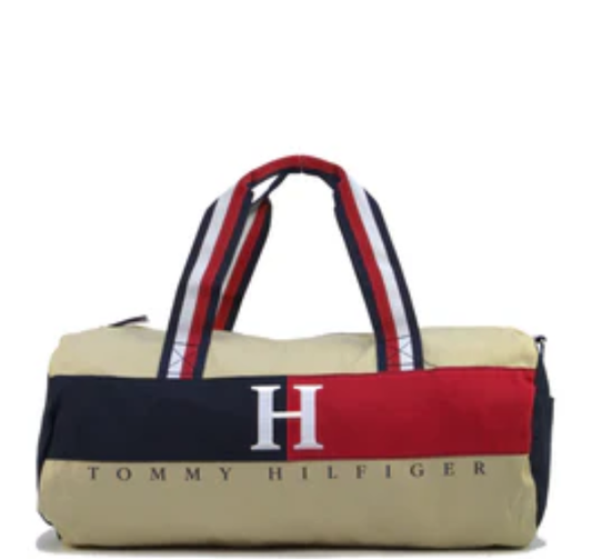 Tommy Hilfiger 69JI651 230 Duffle Bag - Blue/Red/Brown