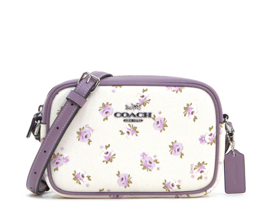 Coach Mini Jamie Camera Bag With Floral Print - Chalk Multi