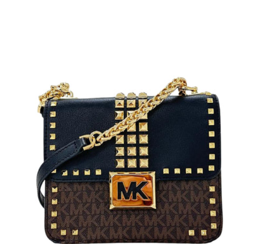 Michael Kors Sonia Crossbody- Brown/ Black