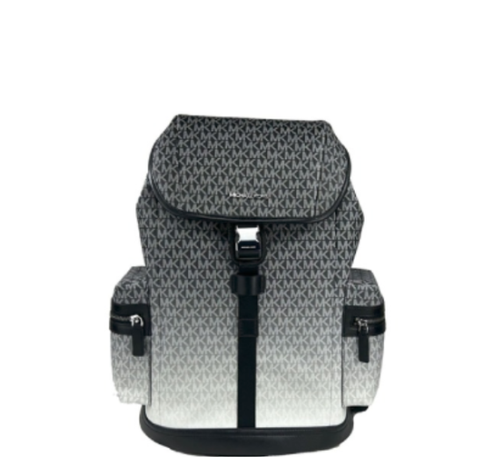 Michael Kors Cooper Ombré Logo Utility Backpack- Black