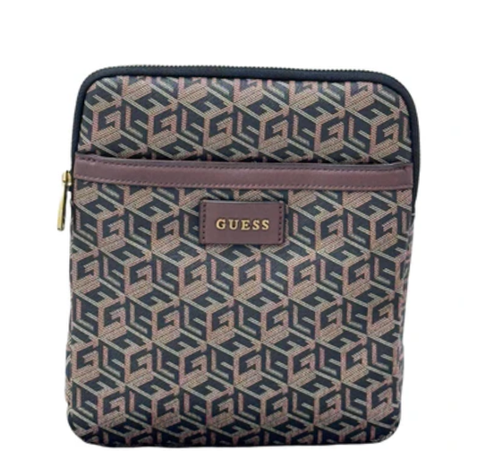 Guess Ederlo Crossbody Shoulder Bag - Black Brown