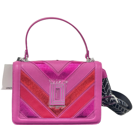 Karl Lagerfeld Simone Demi Shoulder Bag- Cactus Flower