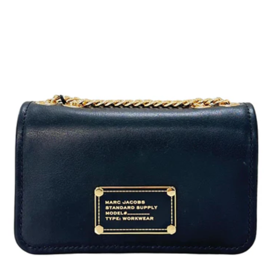 Marc Jacobs Standard Supply Mini Leather Crossbody Bag - Black