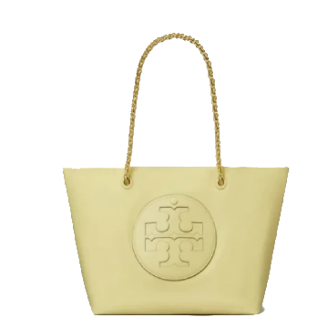 Tory Burch Ella Chain Tote Bag – Lemon Sugar