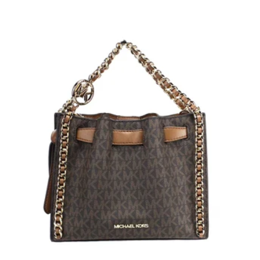Michael Kors Mina Crossbody Bag- Brown