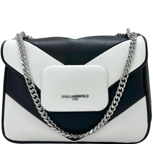 Karl Lagerfeld Fleur Small Shoulder Bag – Black