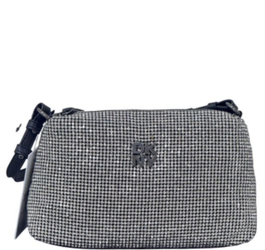 DKNY Remy Small Crystal Shoulder Bag- Clear