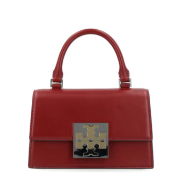 Tory Burch Bon Bon Colorblock Mini Top-Handle Bag Handbag - Red