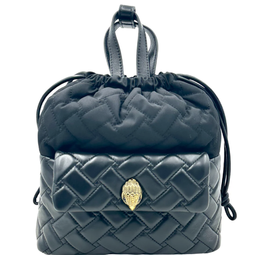Kurt Geiger Kensington String Backpack-Black