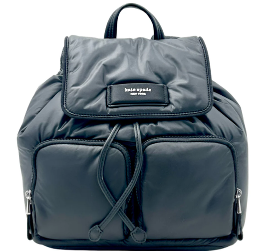 Kate Spade Puffed Puffy Backpack - Black