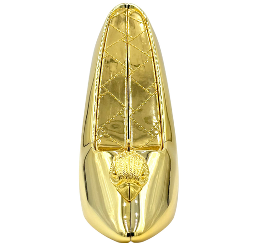 Kurt Geiger London Belgravia Shoe Clutch Crossbody - Gold