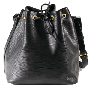 Louis Vuitton Petite Noe Drawstring Bucket Bag Black Epi Leather - www.unoo.com
