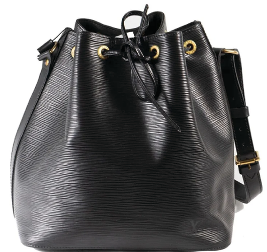 حقيبة لوي فيتون بيتي نو برباط جلد إيبي أسود